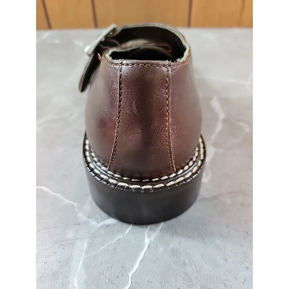Donald J Pliner Kenzie Monk‎ Strap Buckle Mens Size 8 M I20